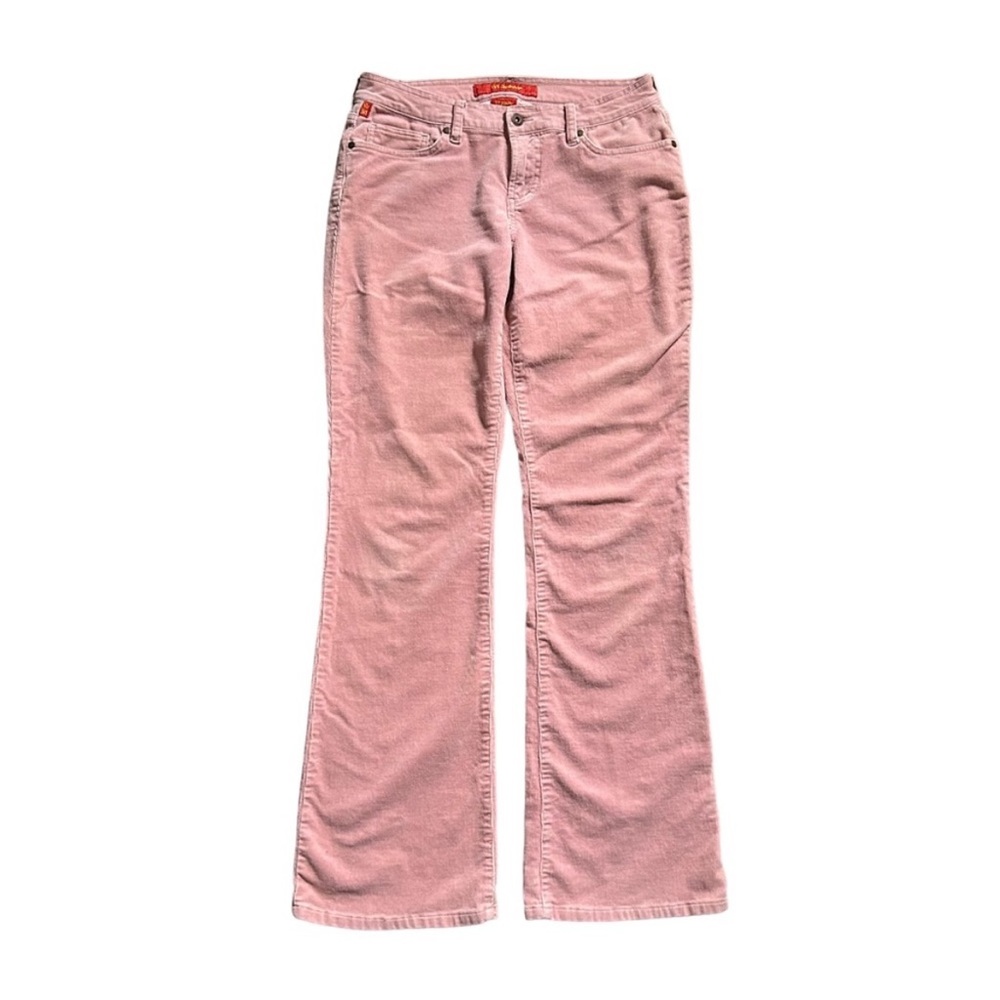 Vintage Y2K !it Jeans Pink Corduroy Pants Mid-Rise Flare Skater Grunge Size 7